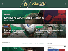 Tablet Screenshot of pokerlab.com.br